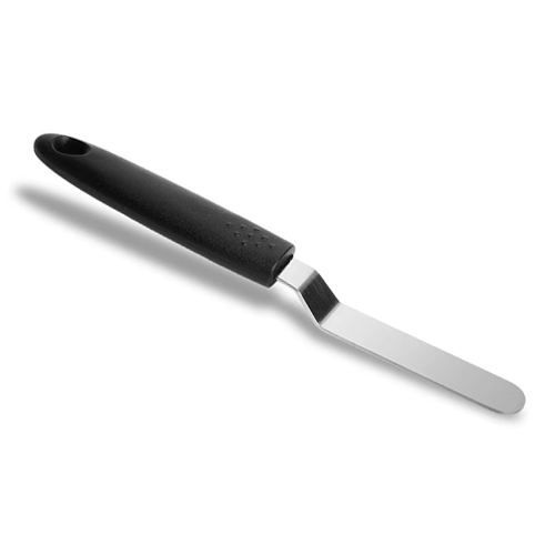 4 Angled Stainless Steel Offset Icing Spatula with Ergonomic