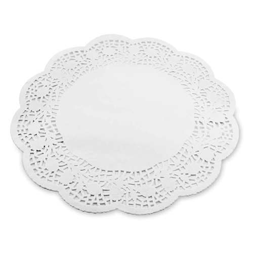 Arant Doilies Paper Lace, Round, White, 14 Inches Diameter, 8 pack